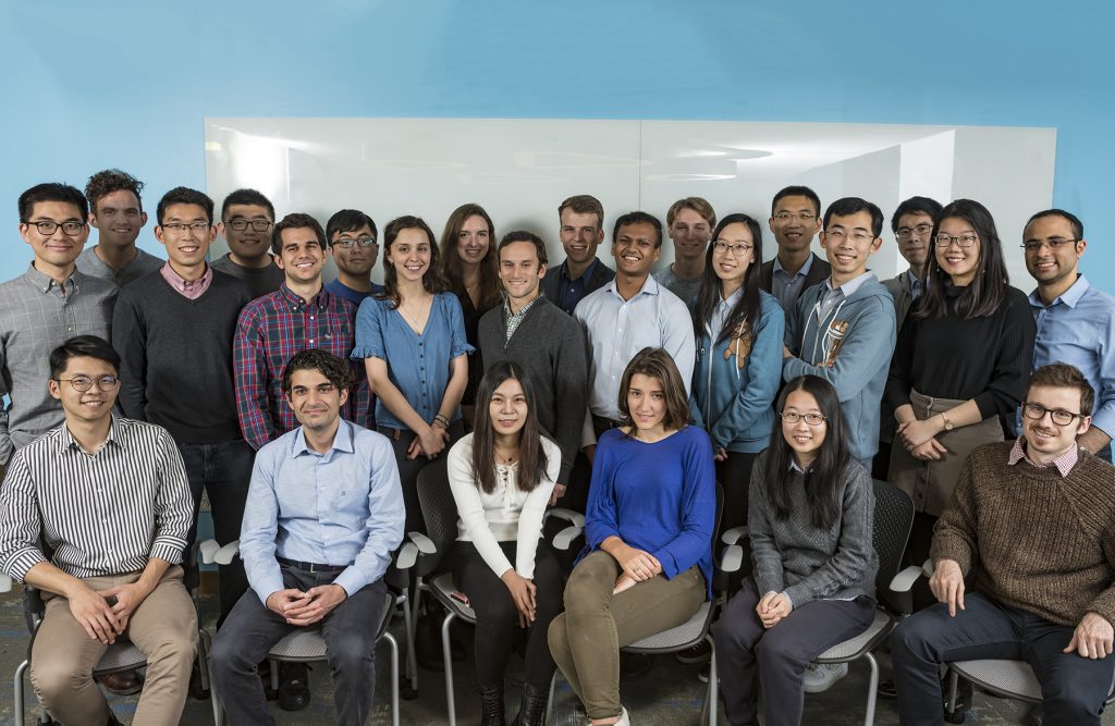 Back l to r: Max Vilgalys, Leon Yao, Hanwei Li, Erin Walk, Andy Haupt, Paolo Bertolotti, Bomin Jiang, Yunzong Xu Middle l to r: Rui Sun, Minghao Qiu, Hussein Mozannar, Cate Heine, Ian Schneider, Arnab Sarker, Qi Yang, Jinglong Zhao, Yan Jin, Amir Tohidi Kalorazi Front: Chin-Chia Hsu, Eaman Jahani, Yi Sun, Manon Revel, Sirui Li, Bernardo García Bulle Bueno Not pictured: Marie Charpignon, Dimitris Konomis, Manxi Wu, Mengying Wu, Yuan Yuan. Photo: Christopher Harting